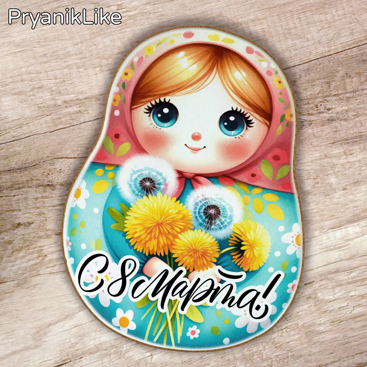 Пряник матрешка